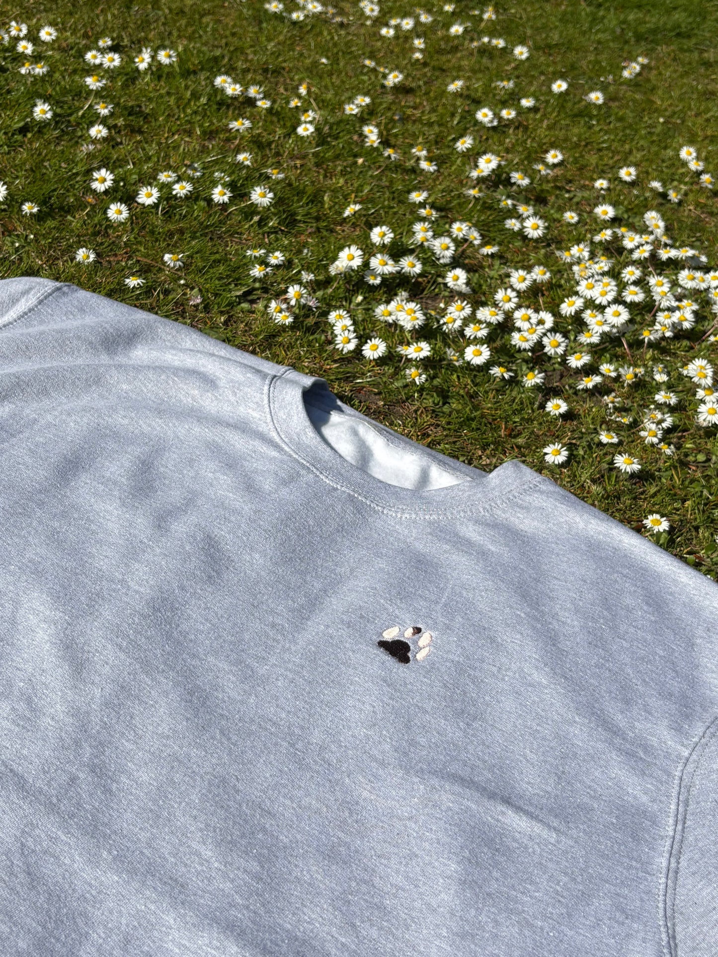 Paw Print Sweatshirt - Custom Pet Portrait Jumper